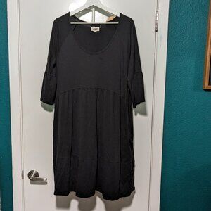 Pact flutter sleeve dress